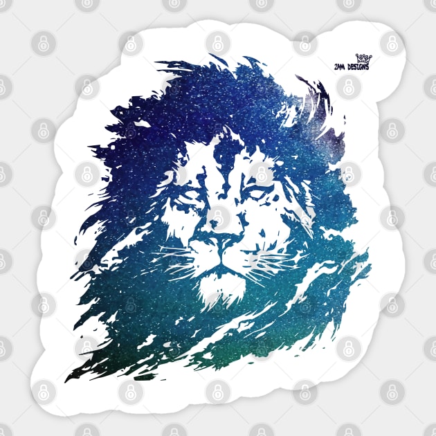 Astro Lion Sticker by IamValkyrie